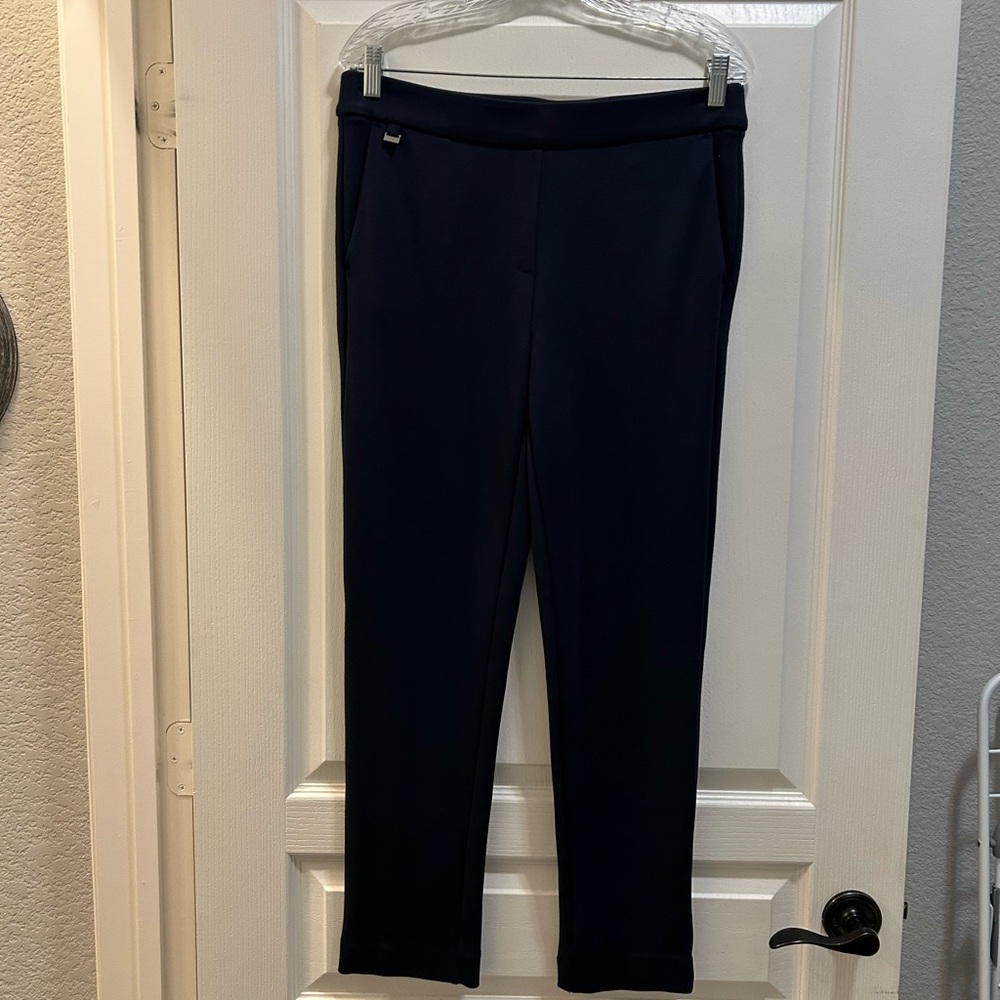 Counterparts Navy Blue Cropped Ankle Pants